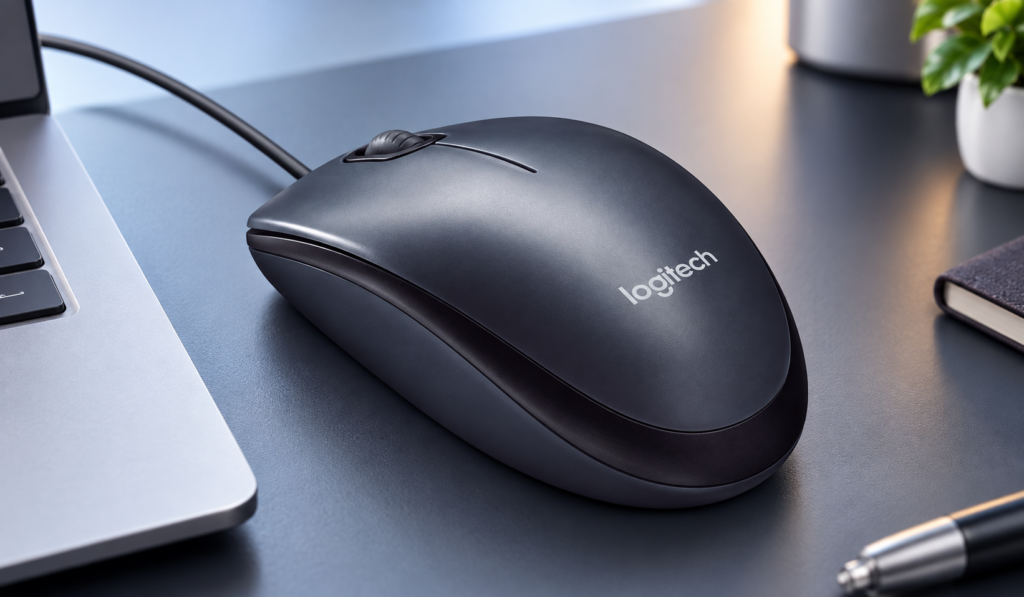 Mouse Logitech com Fio